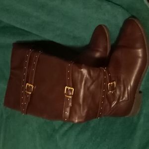 Dark Burgundy Boots